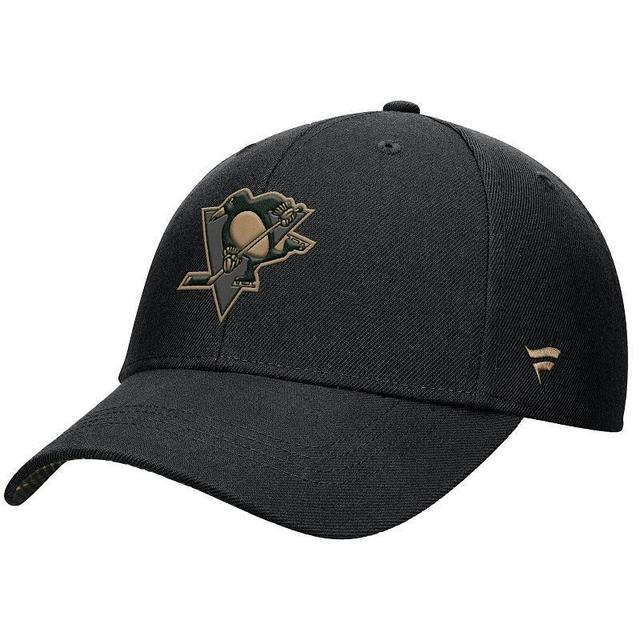 Mens Fanatics Pittsburgh Penguins Authentic Pro Military Appreciation Adjustable Hat Product Image