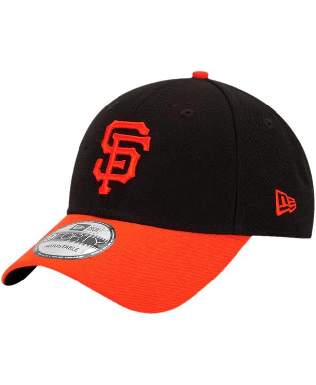 Mens New Era Black San Francisco Giants League 9Forty Adjustable Hat - Black Product Image