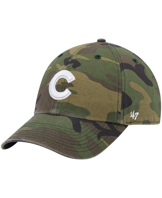 Mens 47 Camo Chicago Cubs Clean Up Adjustable Hat Product Image