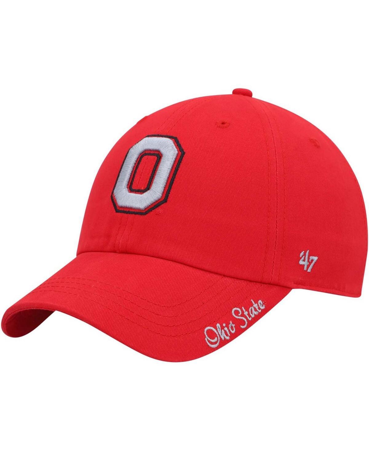 Womens 47 Scarlet Ohio State Buckeyes Miata Clean Up Adjustable Hat Product Image