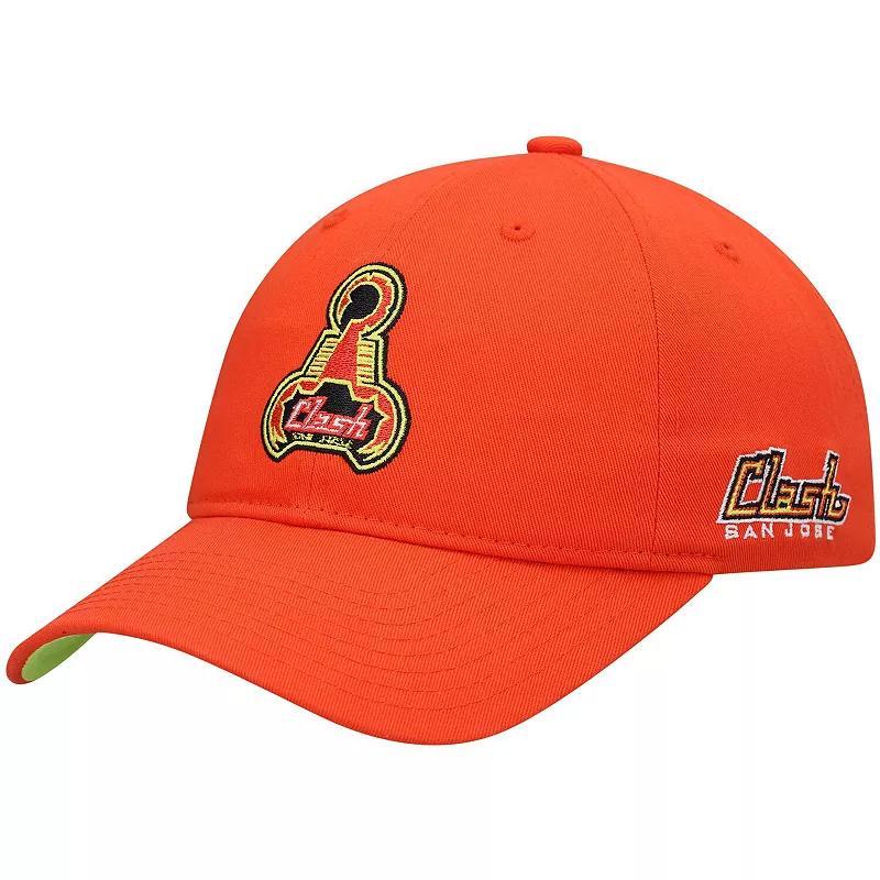 Mens Mitchell & Ness Orange San Jose Earthquakes Adjustable Hat Product Image