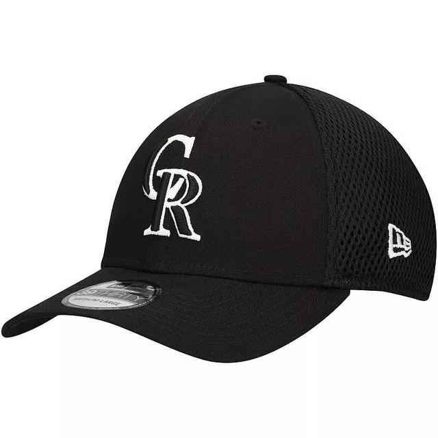 Mens New Era Colorado Rockies Evergreen & White Neo 39THIRTY Flex Hat Product Image