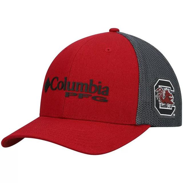 Mens Columbia Garnet/Charcoal South Carolina Gamecocks PFG Snapback Hat Product Image