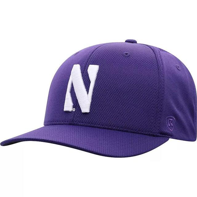 Mens Top of the World Northwestern Wildcats Reflex Logo Flex Hat Product Image