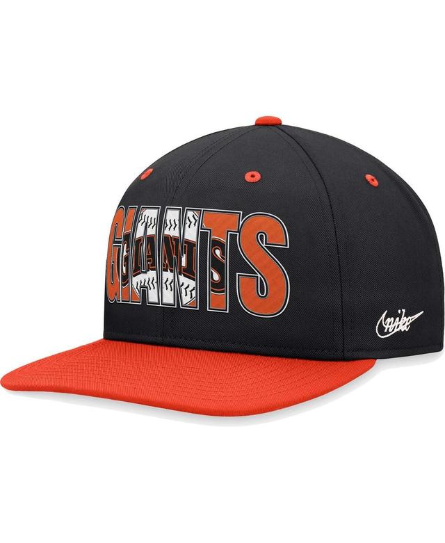 Men's  Black San Francisco Giants Cooperstown Collection Pro Snapback Hat Product Image