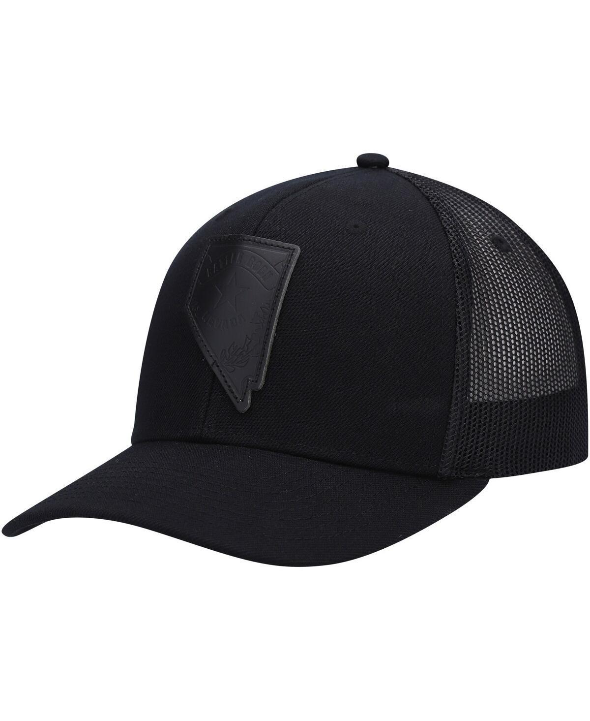 Mens Huk Navy Palmetto State Trucker Snapback Hat Product Image