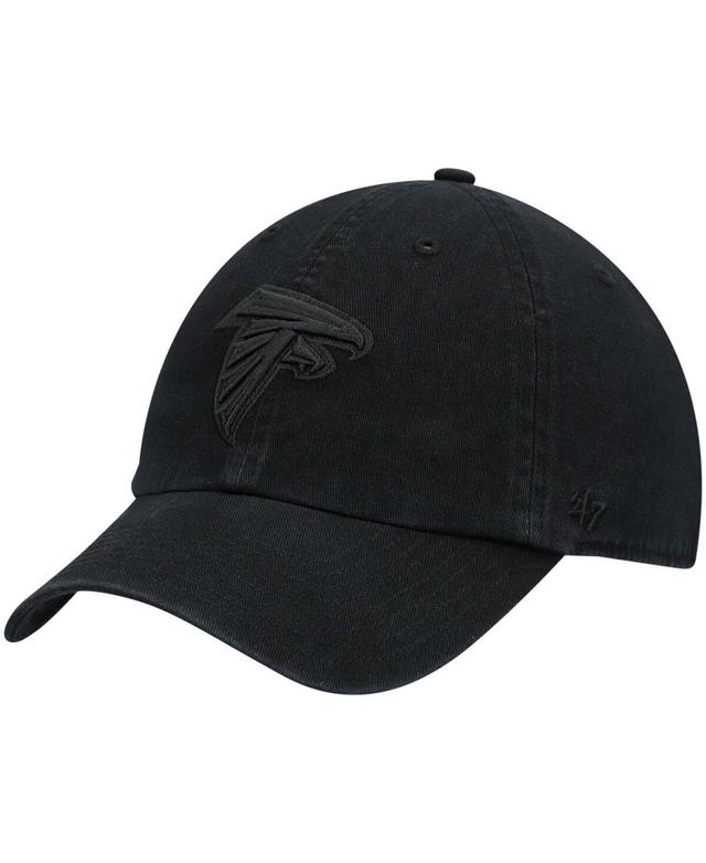 Mens Black Atlanta Falcons Team Tonal Clean Up Adjustable Hat Product Image