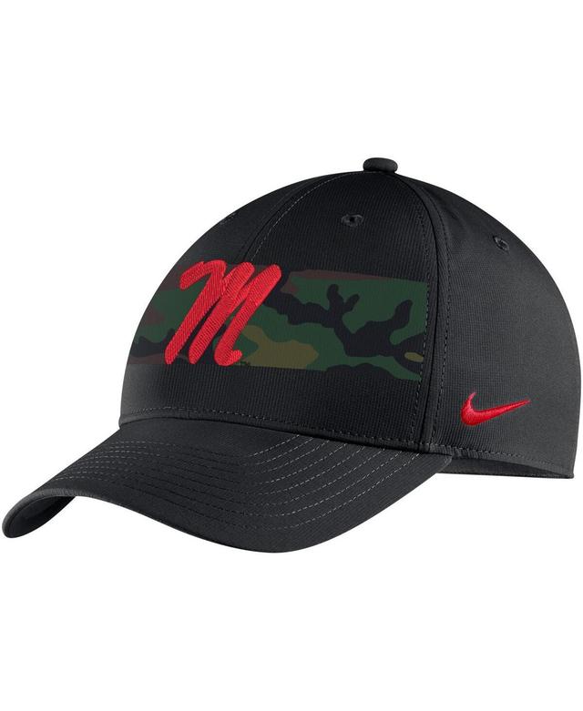 Mens Nike Ole Miss Rebels Military Pack Camo Legacy91 Adjustable Hat Product Image