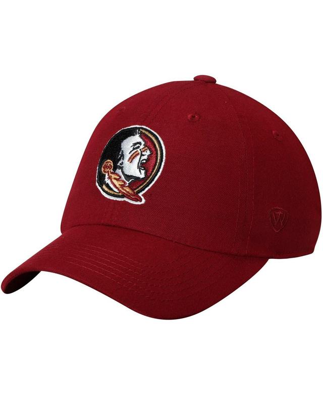 Mens Garnet Florida State Seminoles Primary Logo Staple Adjustable Hat Product Image