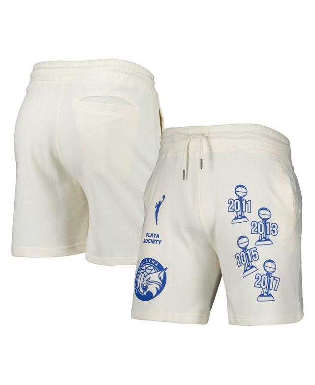 Mens Playa Society Oatmeal Minnesota Lynx Legacy Logo Shorts Product Image