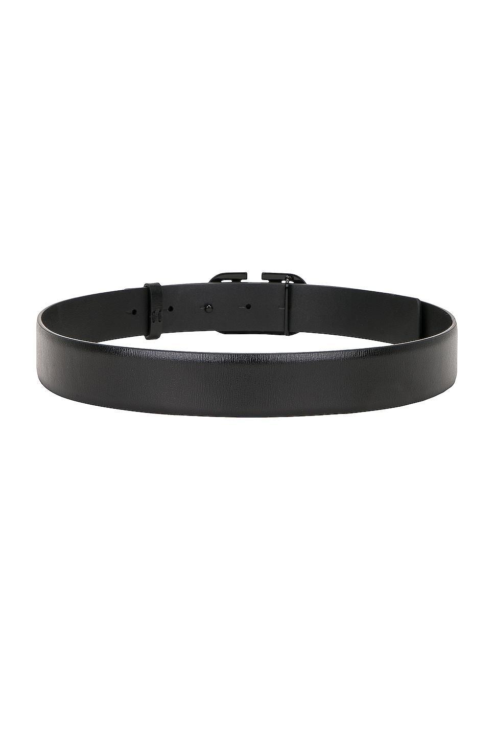 Valentino Garavani V Logo Signature Belt in Black Product Image