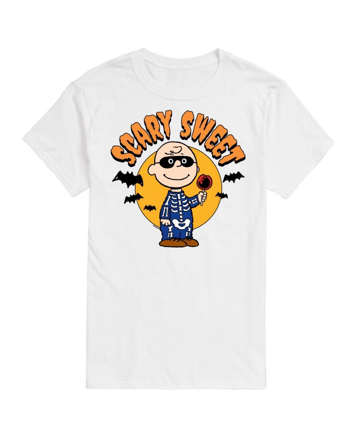 Mens Peanuts Charlie Brown Scary Sweet Graphic Tee Product Image