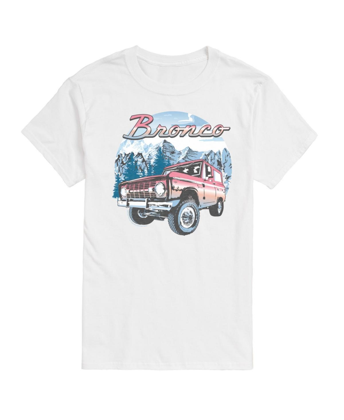 Big & Tall Ford Bronco Snowy Mountains Graphic Tee, Mens Product Image