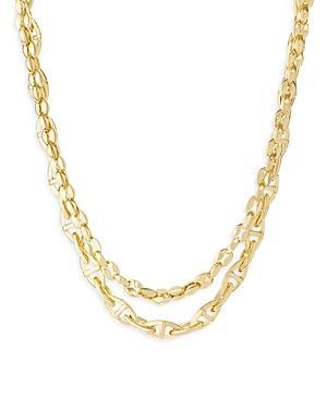 Womens Golden Rays 18K-Gold-Plated 2-Piece Necklace Set Product Image