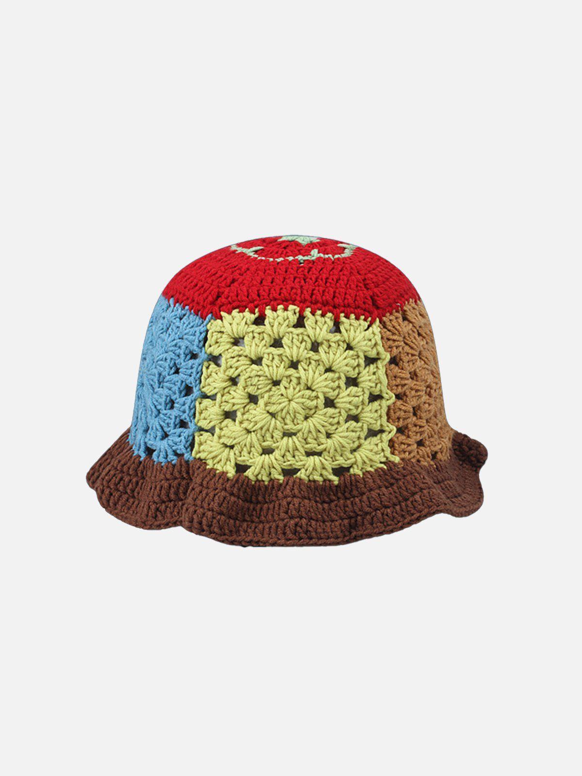 Handmade Crochet Open Knit Bucket Hat Product Image