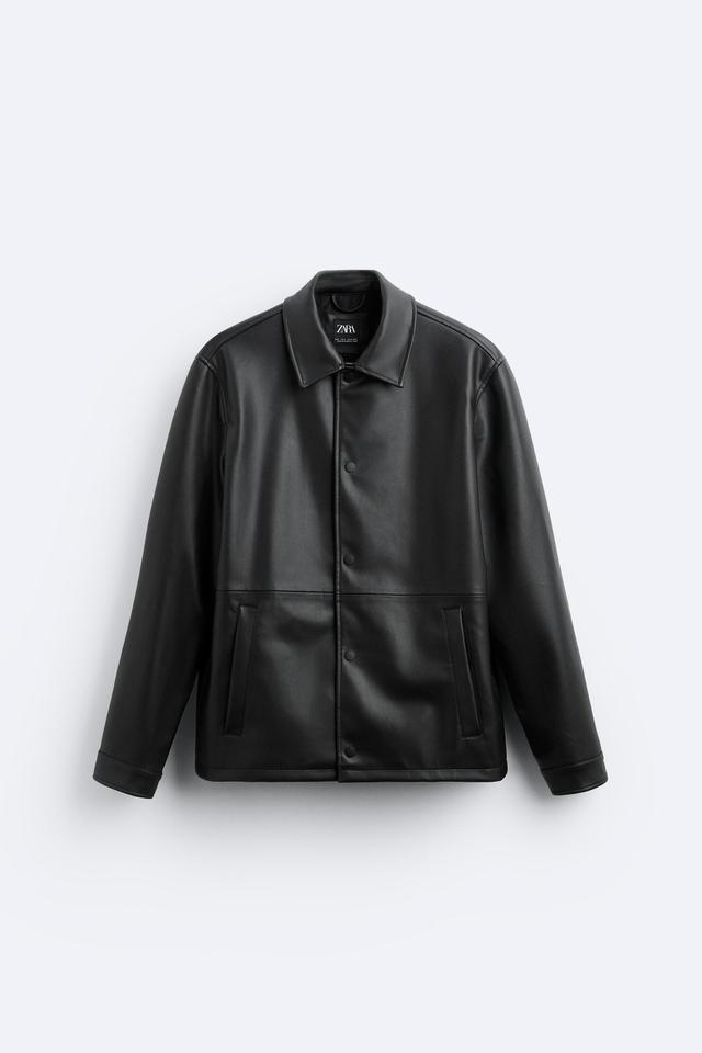 FAUX LEATHER JACKET Product Image