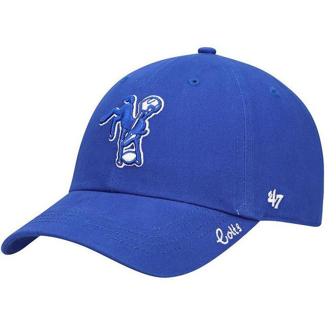 Womens 47 Royal Indianapolis Colts Miata Clean Up Legacy Adjustable Hat Product Image