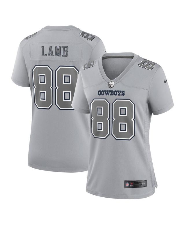 Womens Nike CeeDee Lamb Gray Dallas Cowboys Atmosphere Fashion Game Jersey - Gray Product Image