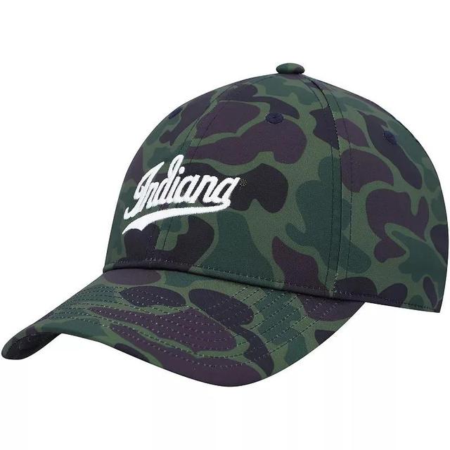 Mens adidas Camo Indiana Hoosiers Military Appreciation Slouch Primegreen Adjustable Hat Product Image