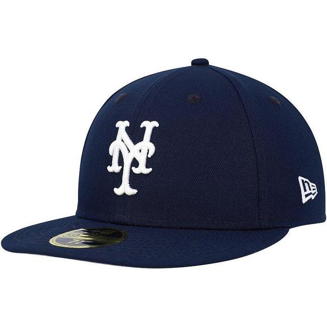 Mens New Era New York Mets Oceanside Low Profile 59FIFTY Fitted Hat Blue Product Image