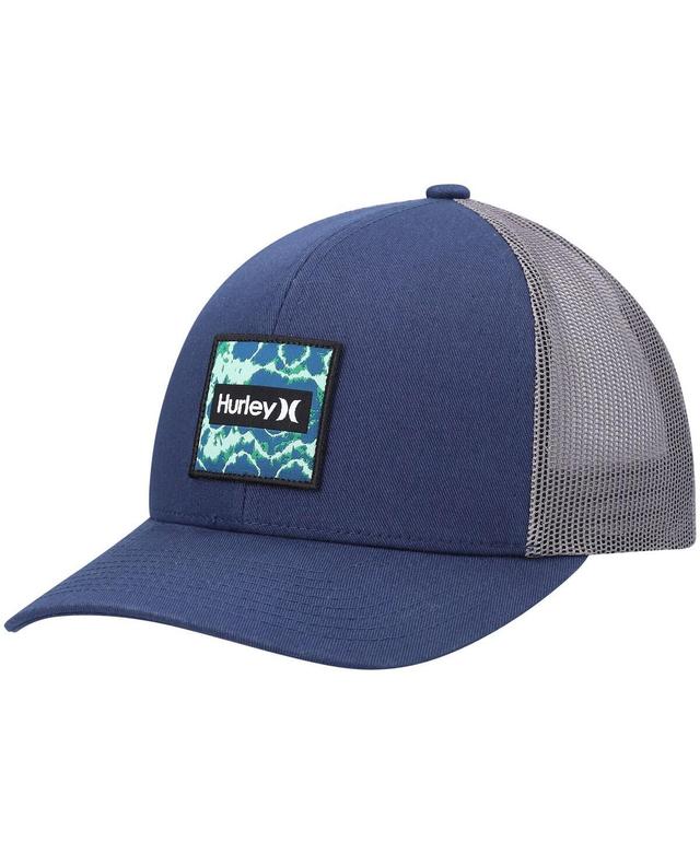 Mens Hurley Navy Seacliff Trucker Snapback Hat Product Image