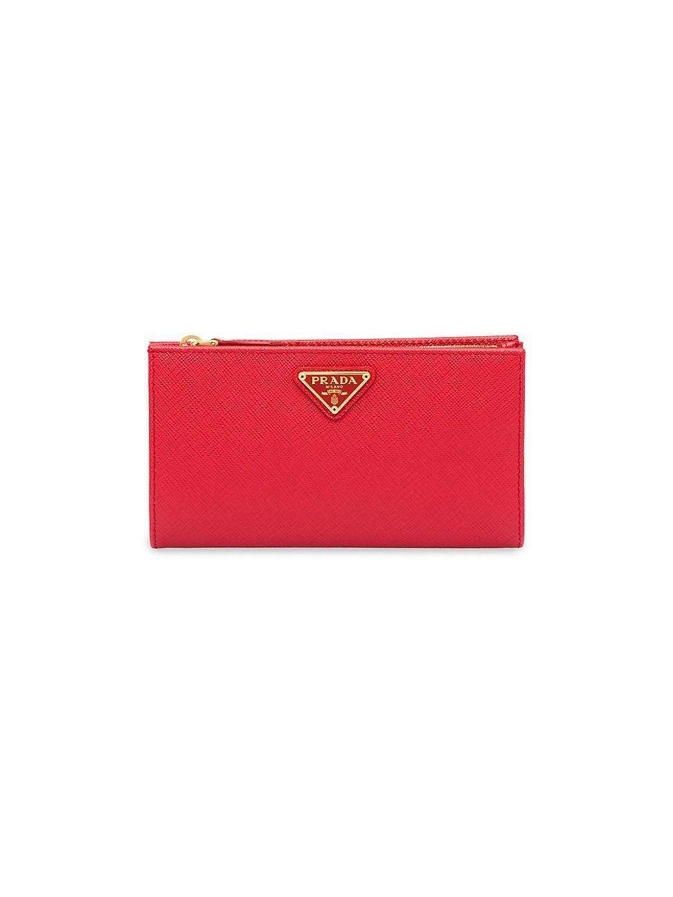 Womens Large Saffiano Leather Wallet Product Image