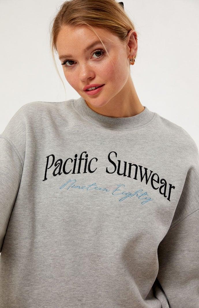 Women's Pacific Sunwear Nineteen Eighty Crew Neck Sweatshirt Product Image