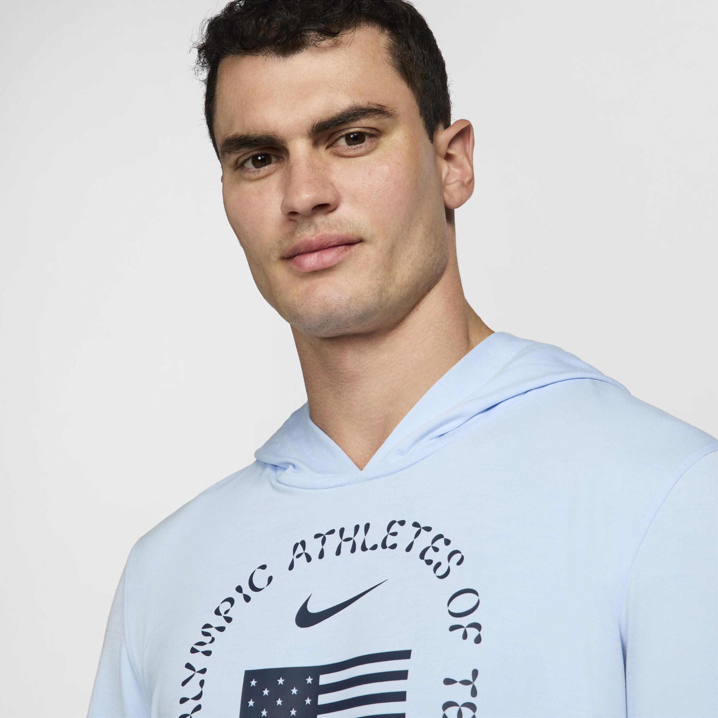 USA Restore Nike Men's Dri-FIT Yoga Lightweight Hoodie Product Image