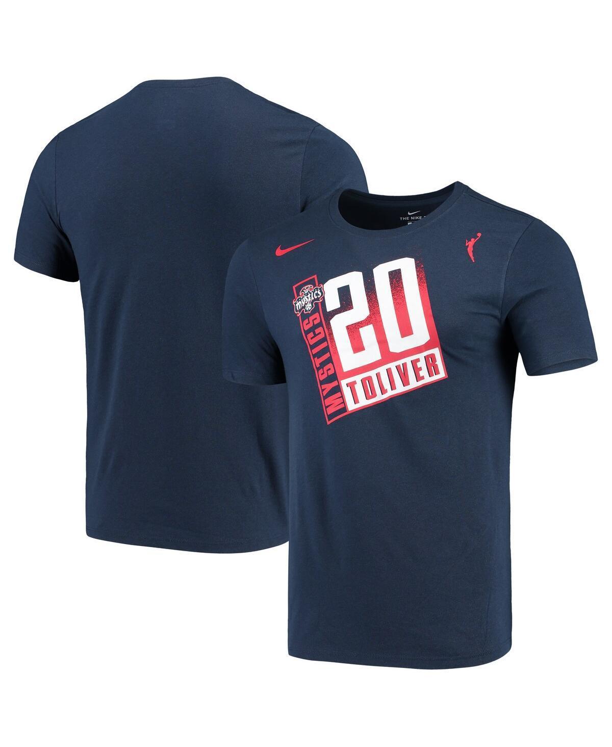 Mens Nike Kristi Toliver Navy Washington Mystics Distressed Player T-shirt Product Image