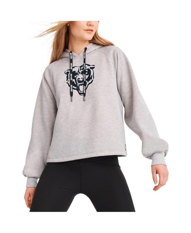 Womens Dkny Sport Heather Gray Chicago Bears Debbie Dolman Raglan Pullover Hoodie Product Image