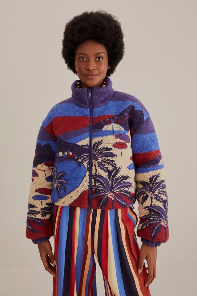 Carioca Tricot Puffer Jacket, CARIOCA MULTICOLOR / XS Product Image