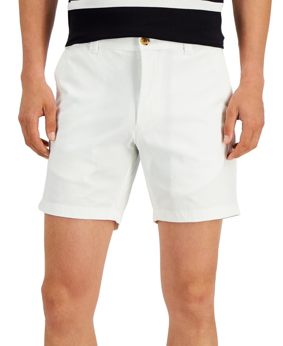 Club Room Mens Regular-Fit 7 4-Way Stretch Shorts, Created for Macys Product Image