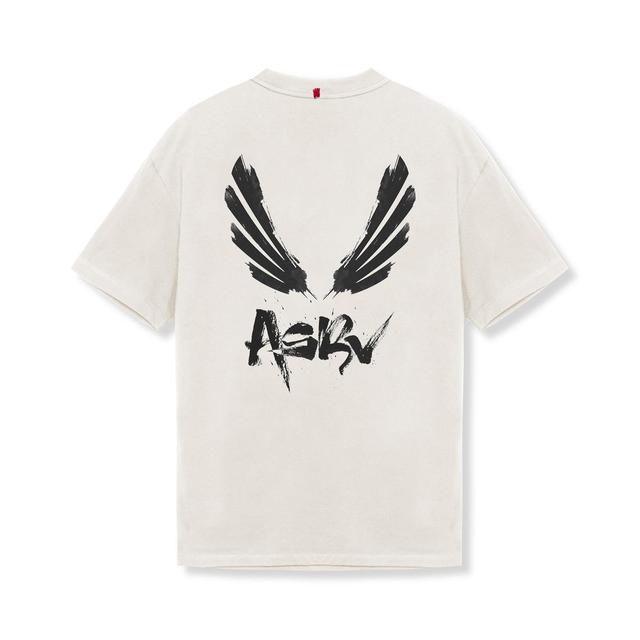 0797. Tech Essential™ Relaxed Tee - Stone "Brush Wings/ASRV" Product Image