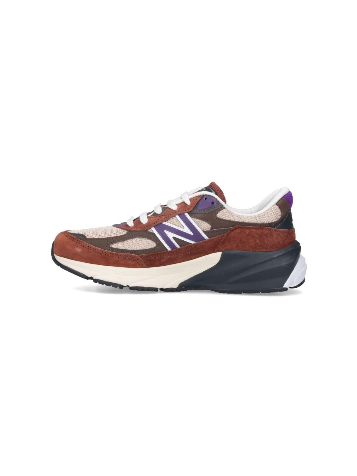 NEW BALANCE "990v6" Sneakers In Brown Product Image