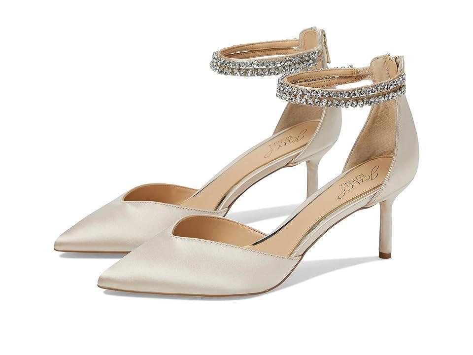 Jewel Badgley Mischka Maya Ankle Strap Pointed Toe Pump Product Image