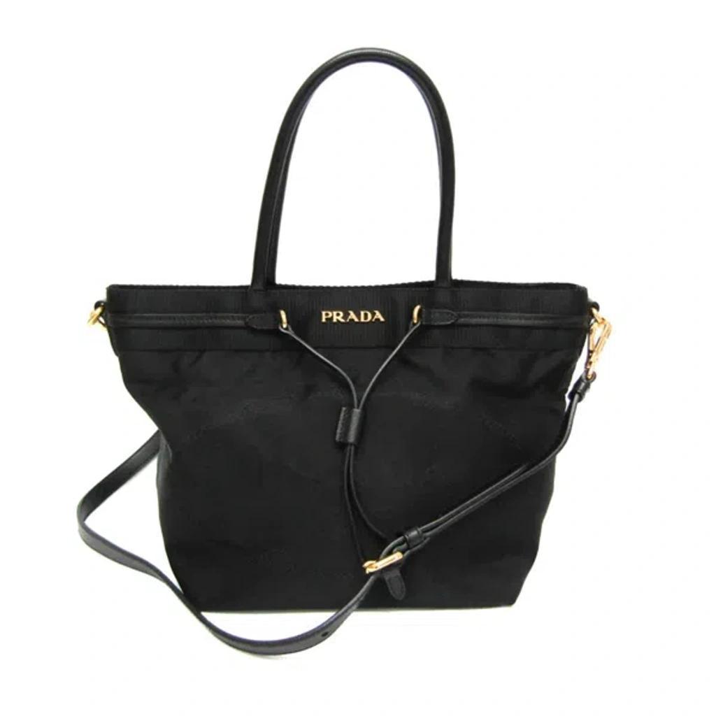 Tessuto Black Synthetic Tote Bag () Product Image