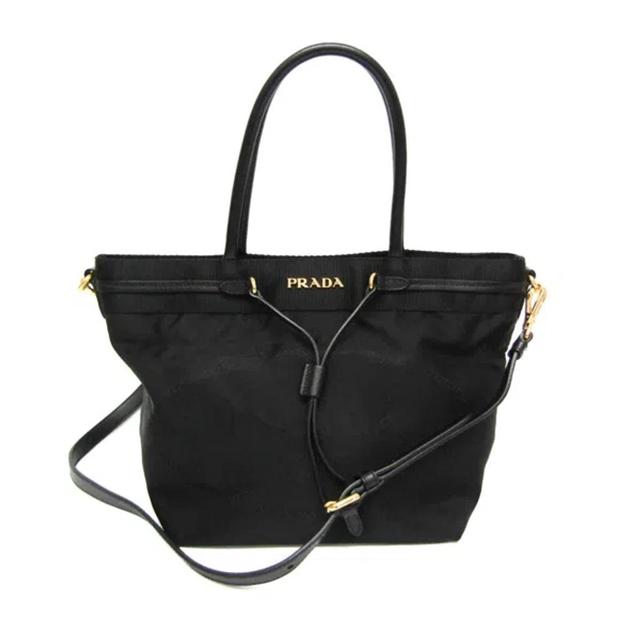 Tessuto Black Synthetic Tote Bag () Product Image