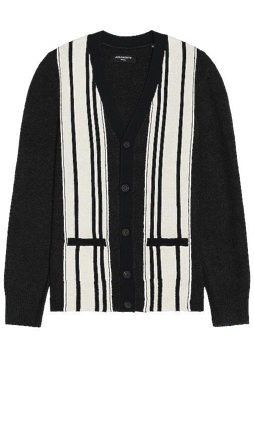 ALLSAINTS Berkley Cardigan in Black. Size L, XL/1X, XS. Product Image