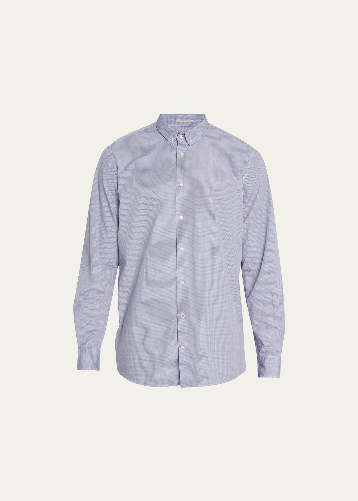 Mens Button-Down Collar Sport Shirt Product Image