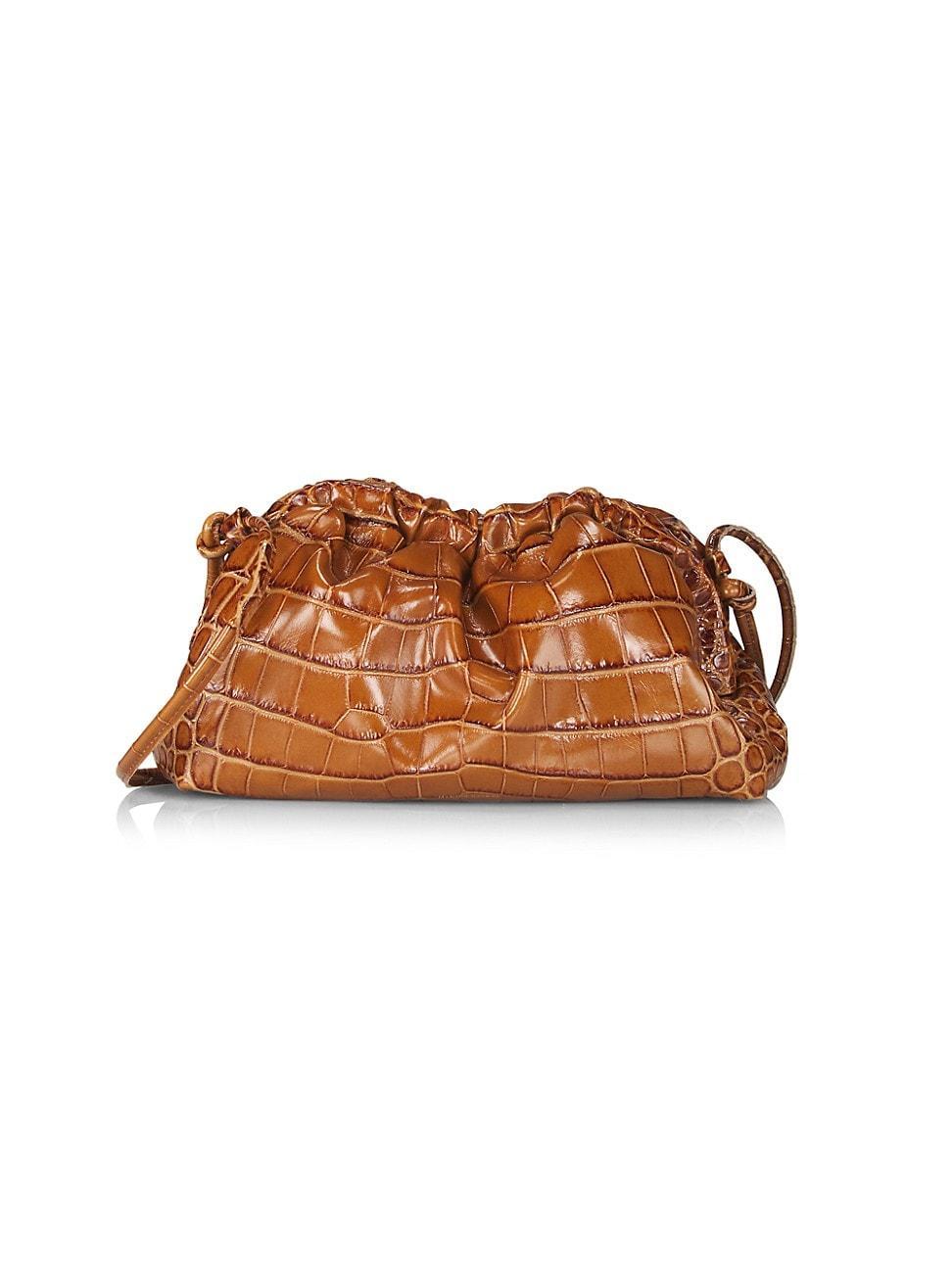 Cloud Mini Croc-Embossed Clutch Bag Product Image