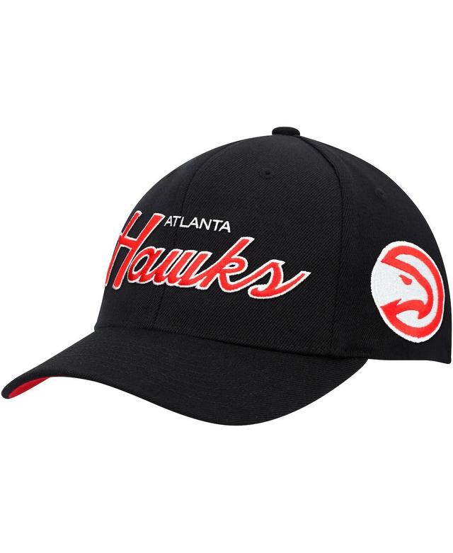 Mens Mitchell & Ness Atlanta Hawks MVP Team Script 2.0 Stretch Snapback Hat Product Image