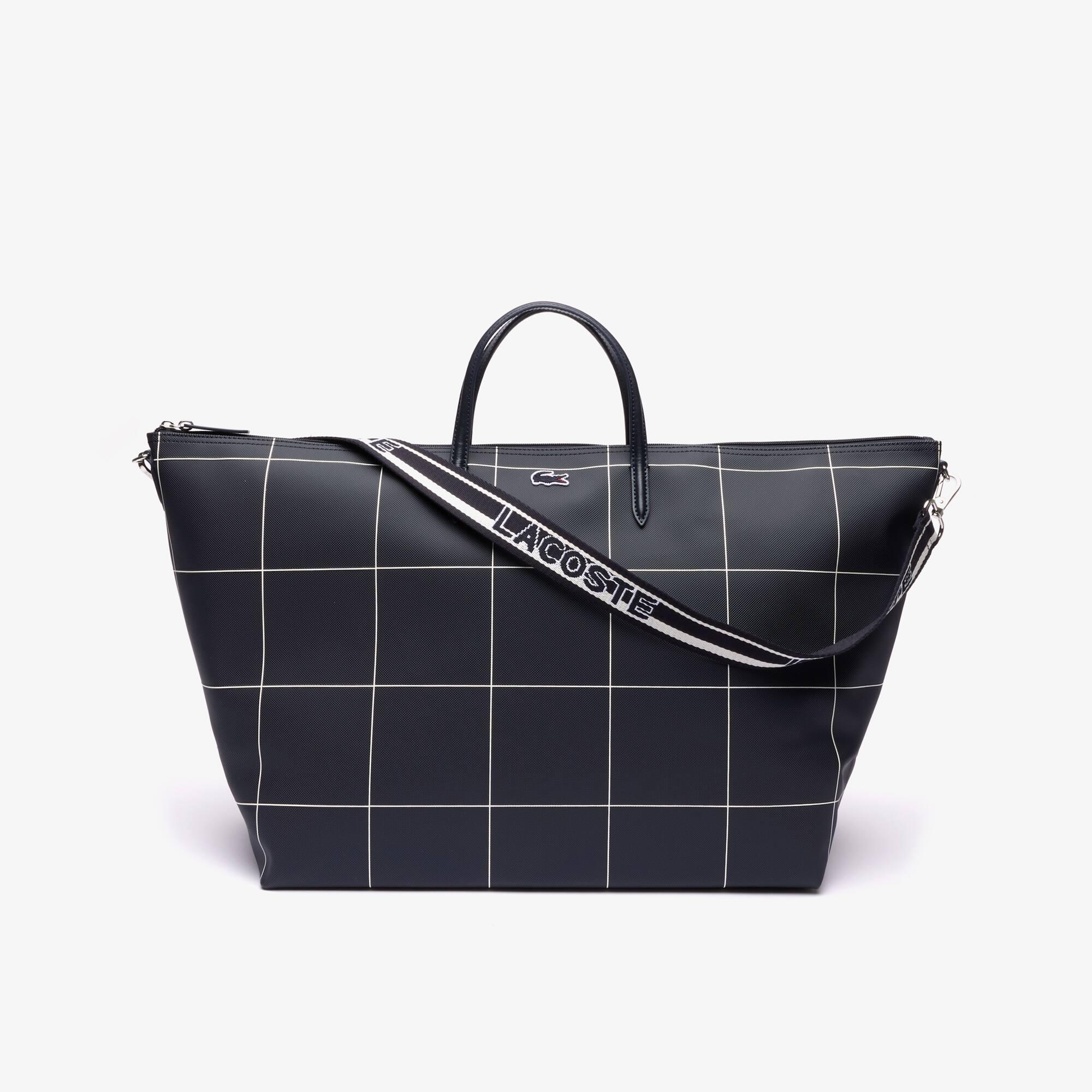 L.12.12 Checked Canvas XXL Tote Bag Product Image