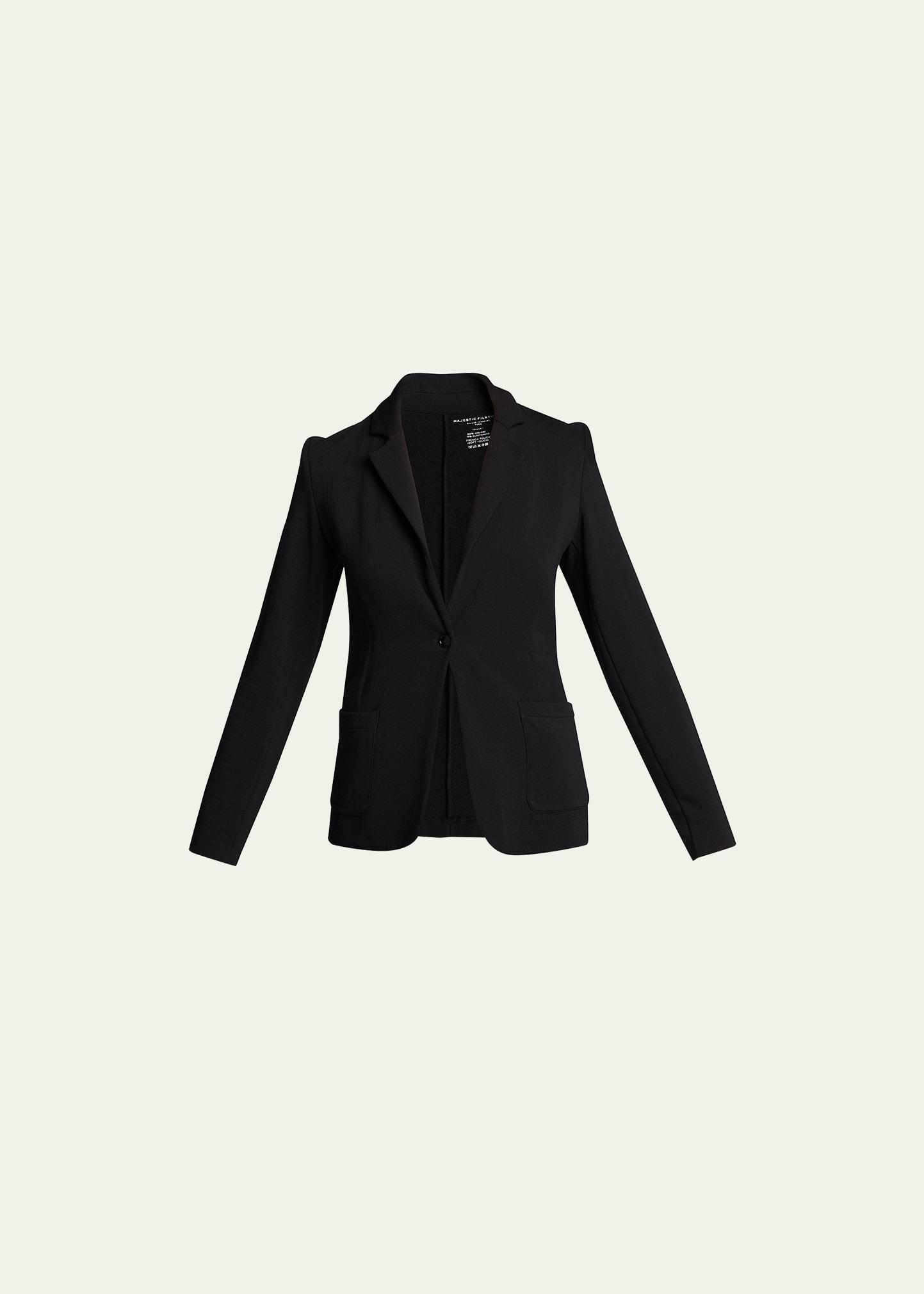 Womens Stretch Single-Breasted Blazer Product Image