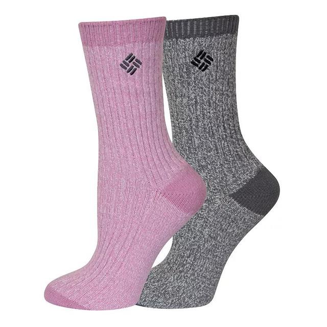 Womens Columbia 2-Pack Marled Crew Socks Product Image