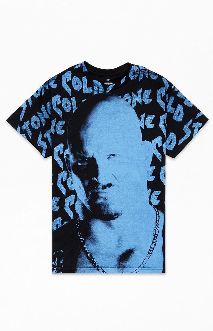 Mens Stone Cold Steve Austin WWE Jumbo T-Shirt Product Image