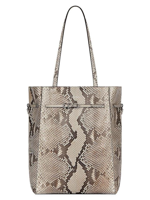 Womens Medium Voyou Tote Bag in Python Product Image