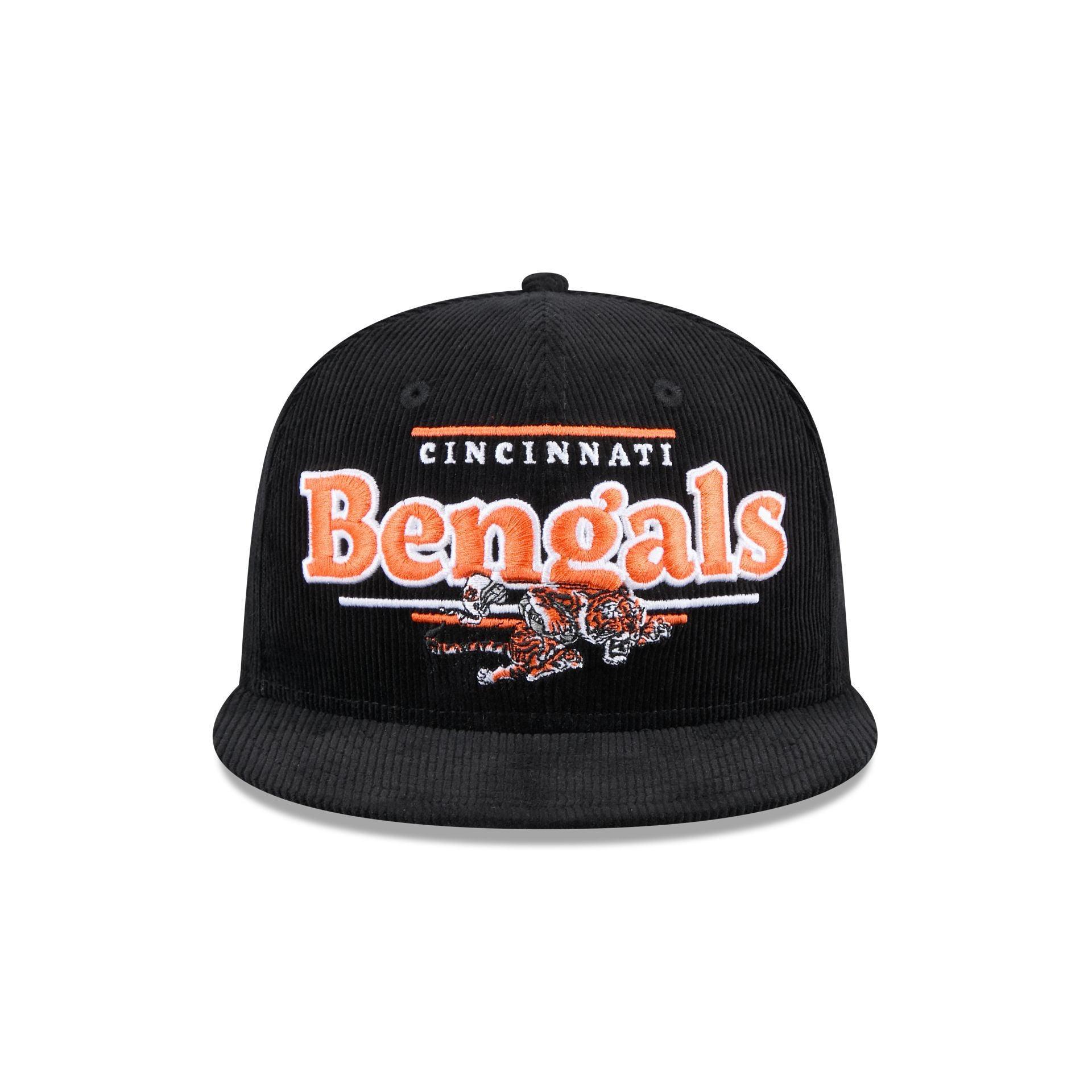 Cincinnati Bengals Throwback Display 9FIFTY Snapback Hat Male Product Image