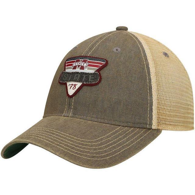 Mens Gray Mississippi State Bulldogs Legacy Point Old Favorite Trucker Snapback Hat Product Image