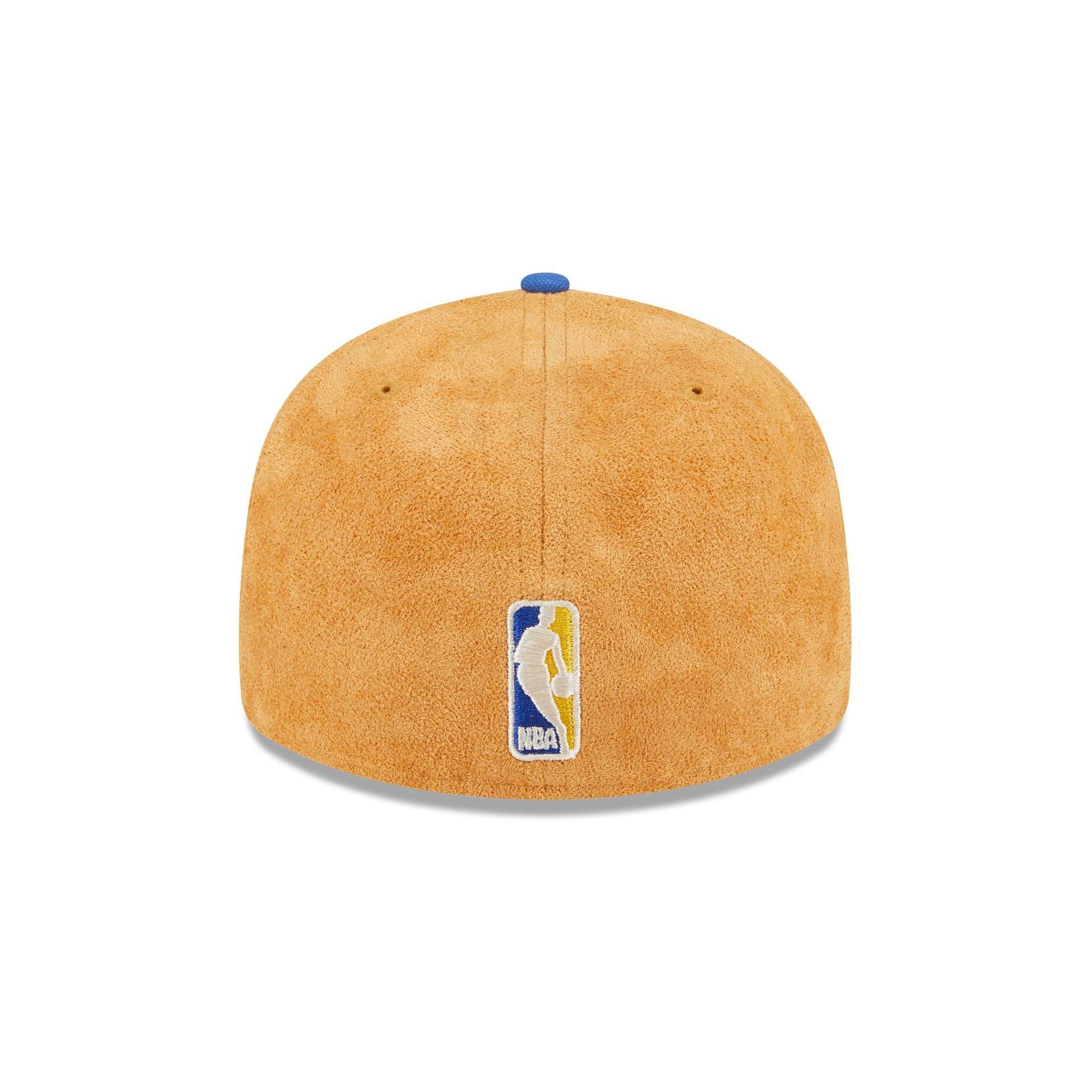 Golden State Warriors Tan Texture Low Profile 59FIFTY Fitted Hat Male Product Image