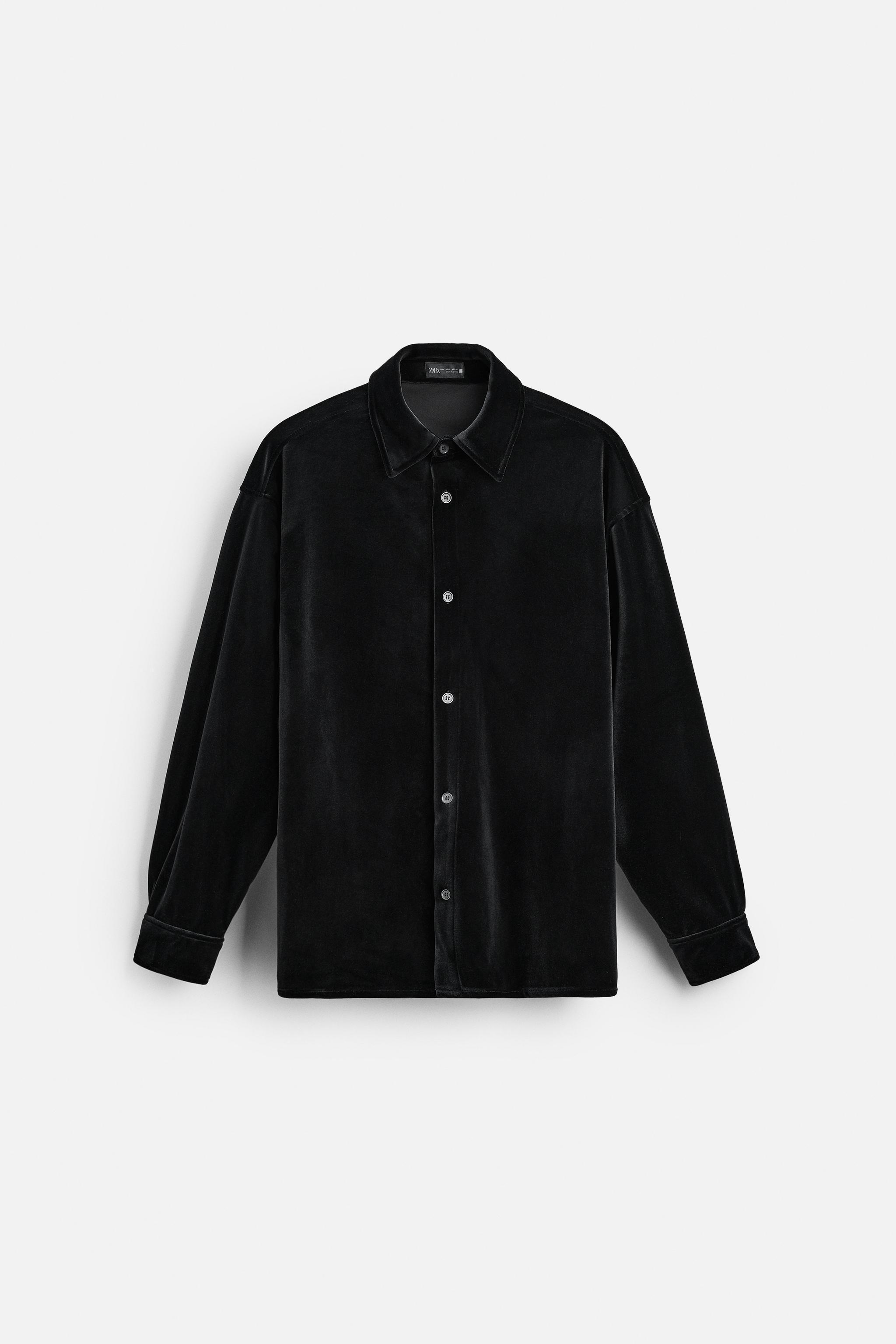 VELVET OVERSHIRT Product Image